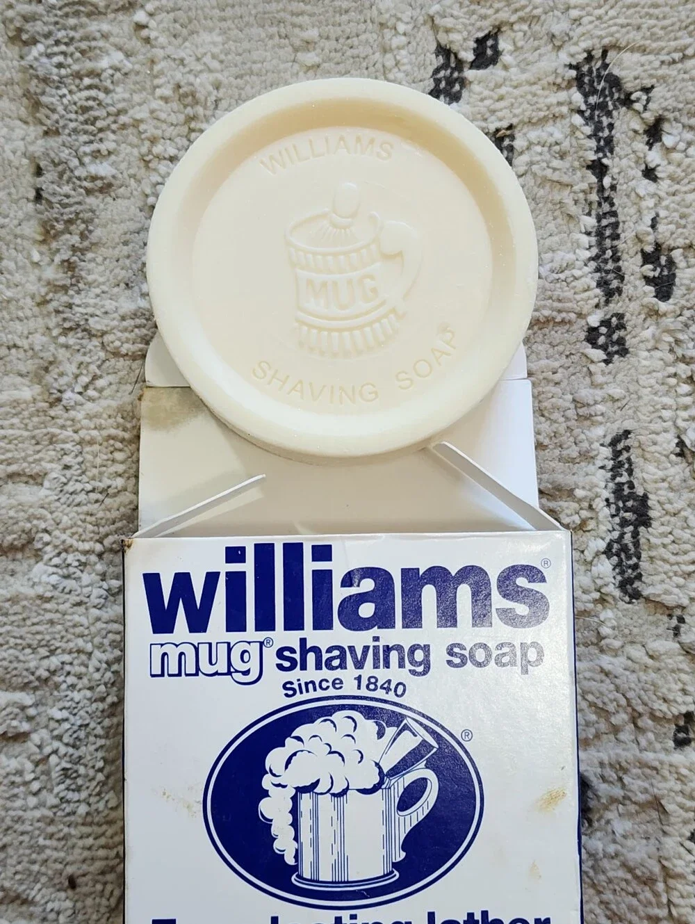 New Vintage Old Stock / Discontinued Williams Mug Shaving Bar Soap